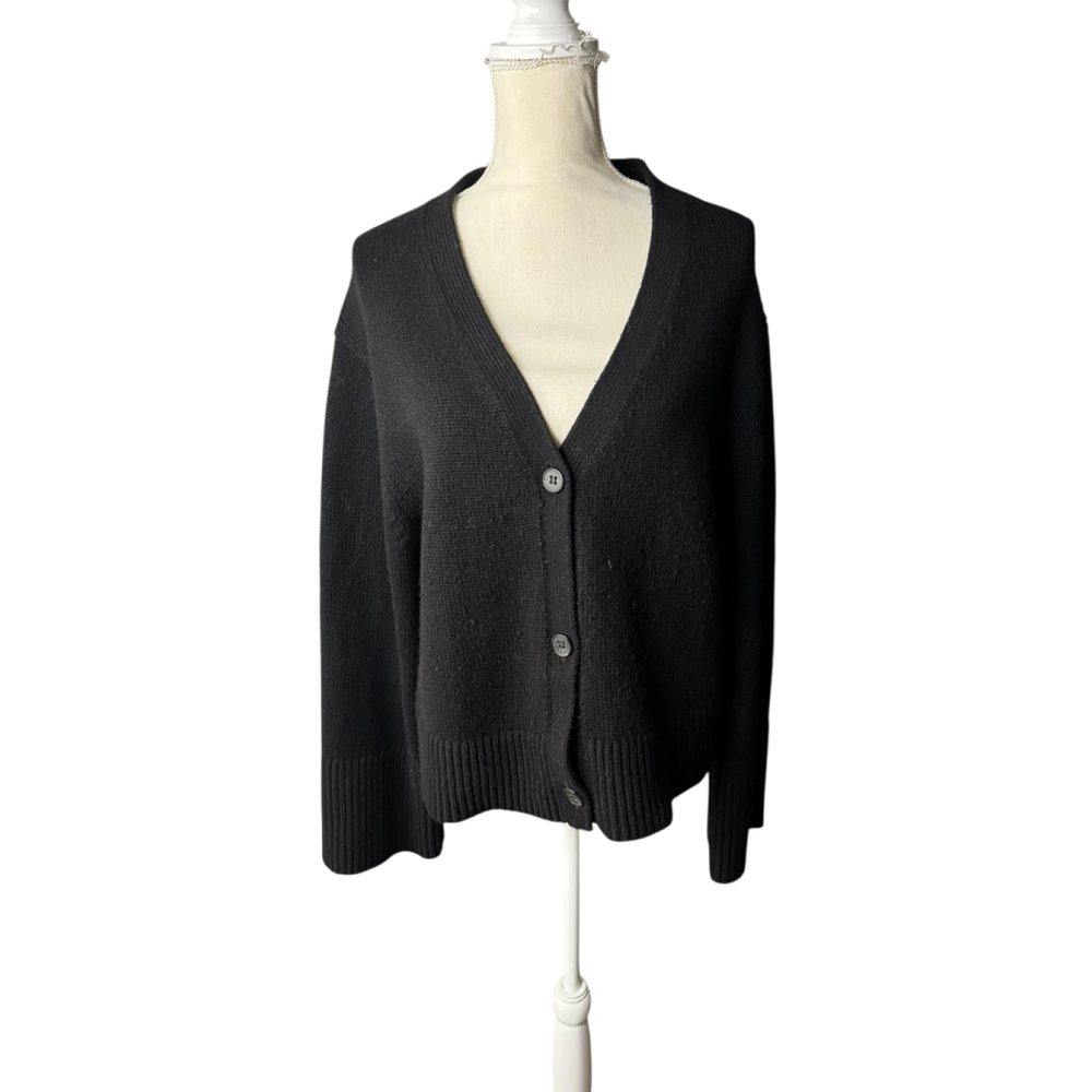 Women's & Other Stories Black Cardigan M